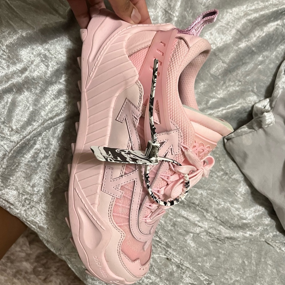 off white pink shoes size 41